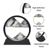 Mvxctfi Black Moving Sand Art Decor - 3D Deep Sea
