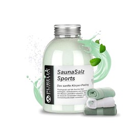 PURELIA Sauna Salt Sports 650 g Exfoliating Salt Sauna Salt Peeling Body Scrub