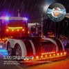 Wodvyss 10-Pack Red 2" 4 LED Round Trailer Side Marker