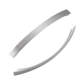 SYZOW 6 Pack Brushed Nickel Cabinet Handles Stainless Steel Kitchen Door Handles for Furniture Drawer Pulls Cupboard Knobs 96mm Hole Centers