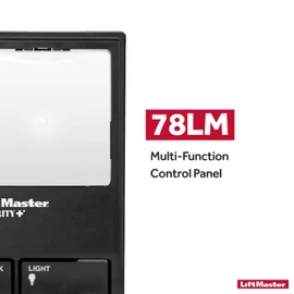LiftMaster 78LM Multi-Function Garage Door Opener Control Panel with Lighting Control - Pack of 3