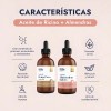 Aceite Orgánico Ricino + Almendras Puro Hebbe Cosmetics Crecimiento Cabello