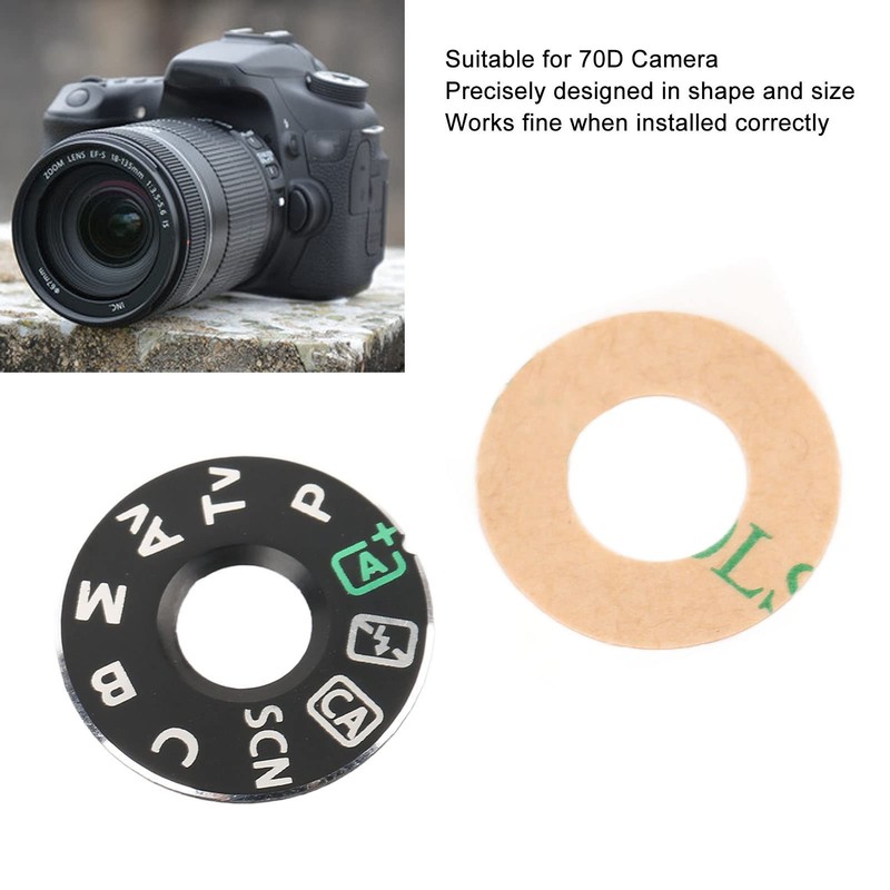 Annadue Mode Dial Plate Interface Cap Replacement Part for Canon