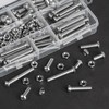 M6 Screws Set, 168 Pieces Allen Screws Nuts Set, Pan