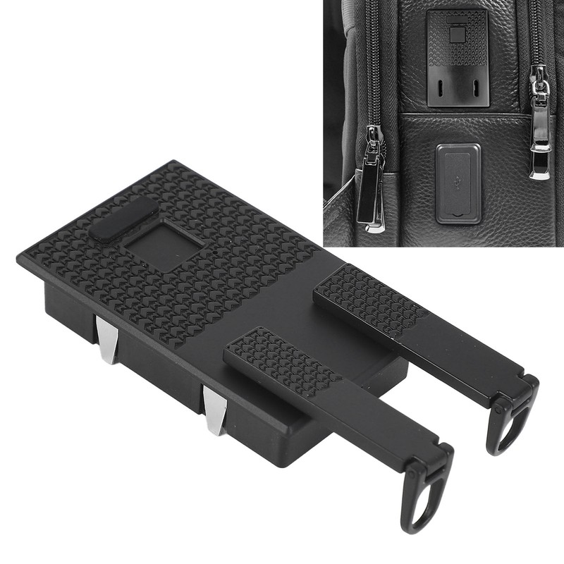 Bag Fingerprint Lock Anti Theft Double Zipper Security Luggage Case