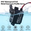 55kg Low-Profile Servo Programmable Brushless Digital Servo 0.09Sec High Speed