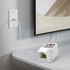 ZOERAX Ethernet Wall Plate Outlet, 2 Pack Tool-Less RJ45 Keystone
