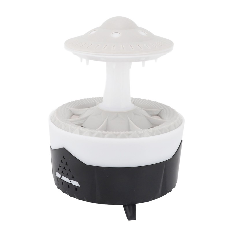 Water Drip Aromatherapy Diffuser 7 Color Light Mushroom Rain Humidifier