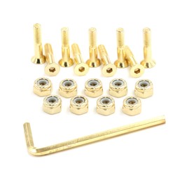 Ever Hardware Skateboard Hardware 9PCS Deck Mounting Screws Nuts Hex Key Outfits Color Fasteners Set