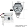 Universal Motorcycle Speedometer Odometer 12V Night Viewing Meter Kilometer Table