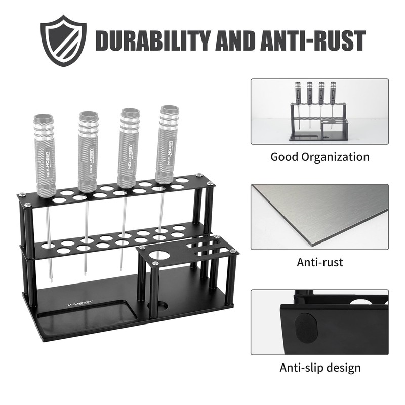MDLHOBBY RC Tool Organizer & Screwdriver Storage Kit with Built-in
