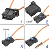 Lunpog Car Light Guide Connector Bridge Plug Most Bus Fibre