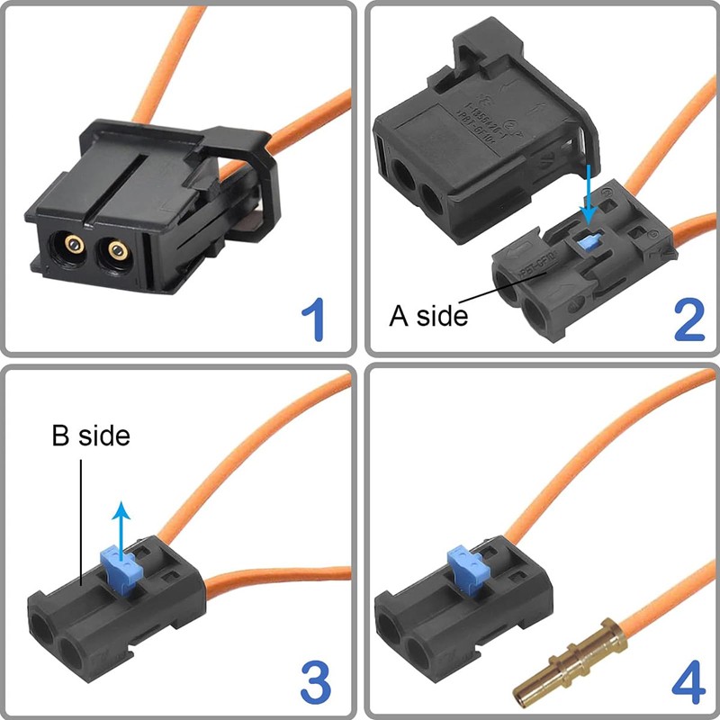 Lunpog Car Light Guide Connector Bridge Plug Most Bus Fibre