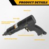 Jecoupoon Pneumatic Rivet Nut Gun & Adjustable Speed Gun Compatible