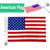 SWLOR Motorcycle American Flag, 6x9 inches, Red, White, Blue, Double