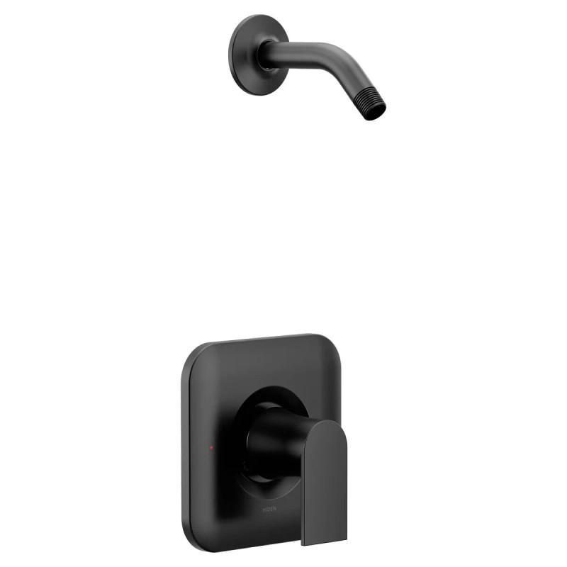 Moen Genta One Handle Shower Faucet Trim Only Matte Black