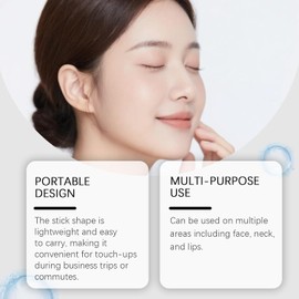 White Truffle Double Serum 3-In-1 Multi Balm - Moisture Under Eye Balm for Elasticity & Fine Lines, Glowy Finish Serum Stick with Vitamin C & Collagen, Sensitive Skin Care (1) Profesionales de la moda