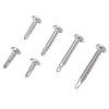 200PCS Round Head Cross Screws 304 Stainless Steel Self Drilling