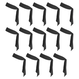 PATIKIL Head Ties Headbands, 14 Pcs Ninja Karate Headband Adjustable Sports Tie Back Sweat Wicking Workout Head Band for Men Women Running Tennis Yoga, Yellow