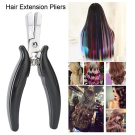 Mini alicate para abridor de extensiones de cabello Micro Nano Ring y herramienta de eliminación, herramienta profesional de extensión de cabello negro