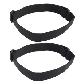 Vidsmow 2 Pieces Elastic Headlamp Band for Headlamp, Black, Adjustable and Non-Slip, Replacement Headband for Headlamps, Comfortable, Ideal for Outdoor Activities, Climbing, Camping, Hiking