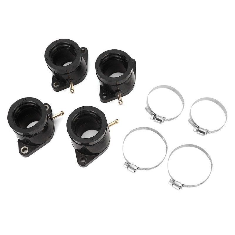 4Pcs Carburetor Intake Manifold Boot Adapter Connector 5G2-13586-02-00 Fit for
