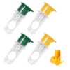 Pack of 4 Lemon Squeezer, Reusable Manual Lemon Squeezer, Easy