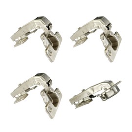 LIKERAINY 95 Degree Stud Hinge 35 mm with Damping Pot Hinge Kitchen Pot Hinge with Automatic Closing for Cabinet Door Hinge for Kitchen Cabinet Furniture Pack of 4