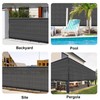 LOVE STORY 8'x20' Fence Privacy Screen Outdoor Mesh Fencing Covers