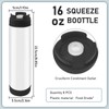 12 Pcs Condiment Squeeze Bottles,16 oz Inverted Plastic Squeeze Bottle
