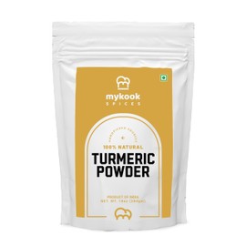 Mykook Spices Turmeric Powder - Natural Ground Turmeric Powder, Essential Turmeric Spice for Cooking, Rich in Flavor and Color, Perfect for Culinary Use, 10 oz Resealable Bag (10 Oz)