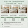 HCORA Standard Pillow Cases Set of 2, Ultra Soft Double
