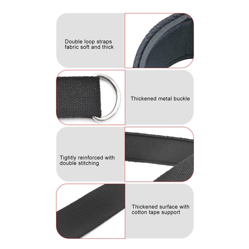 Pilates Straps, Pack of 2, Non-Slip, Adjustable Exercise Straps for