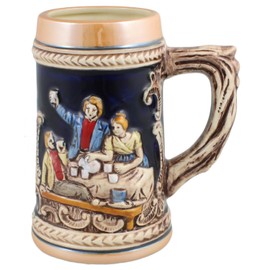 三陶(Santo) Banko Ware 14300 Munich Beer Mug, 5.5 Inches, Cheers