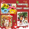 Jtnohx Felt for Crafts, 16 Pcs Felt Fabric, 7"×11.3" Stiff