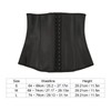 Women Underbust Latex Sport Waist Trainer Tummy Control 4 Row