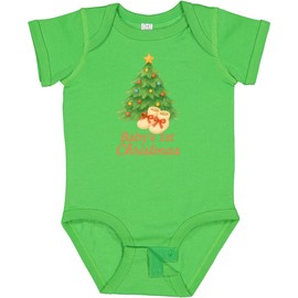 inktastic Baby's 1st Christmas Celebration Baby Bodysuit 24 Months Apple Green 46d27