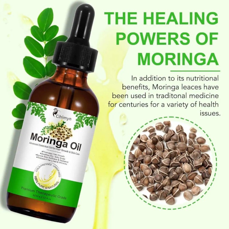 Aceite Moringa Anti Acne+ Estrías +cicatrices+ Cabello Seco Moringa