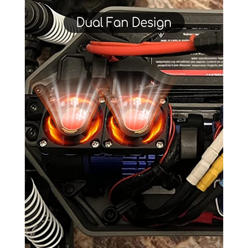 VXL-3s ESC Cooling Fan and Motor Cooling Fan Dual Fan