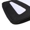 10in Black Surfboard Surfing Fin Storage Bag Durable Canvas Handbag