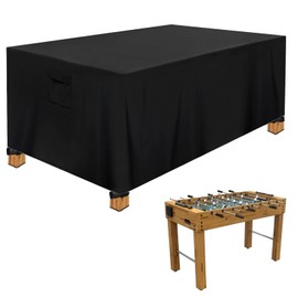 Rilime Foosball Table Cover compatible with Best Choice,48in Waterproof 210D Football Table Cover Outdoor Waterproof with 4 Windproof Buckles & Handle,48"L x 40"W x 31"H(Only Cover)