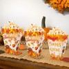 12 Pcs Thanksgiving Popcorn Boxes Fall Pumpkin Turkey Maple Leave