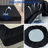 Waterproof Mattress Protector Emperor,200x200cm Mattress Cover for Bed,30cm Deep Pocket