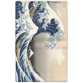 Art Poster Gallery, Business Card Holder, Card Case, Men's, Women's, Buttons, Katsushika Hokusai (Weekko 316 Scene the Great Wave Off Kanagawa)