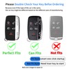 LCXWZNDY for Land Rover Key Fob Case Cover, Compatible with