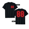 Number 88 in Red T-Shirt