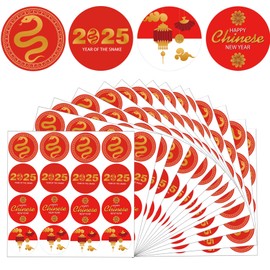 256 PCS Chinese New Year Candy Sticker Favors Decor -2024 Year of The Dragon Sticker Decorations Dragon Stickers Labels for Chocolate Chinese Lunar New Year Party Favor Supplies