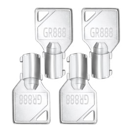 4-Pack Coin Laundry Machine Key,GR888,Laundry Key, Replacement for Greenwald Industries,Washing Machine Money Box Lock Key
