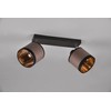 Reality Leuchten Davos R81552041 Spotlight Bar Metal Matte Black Fabric