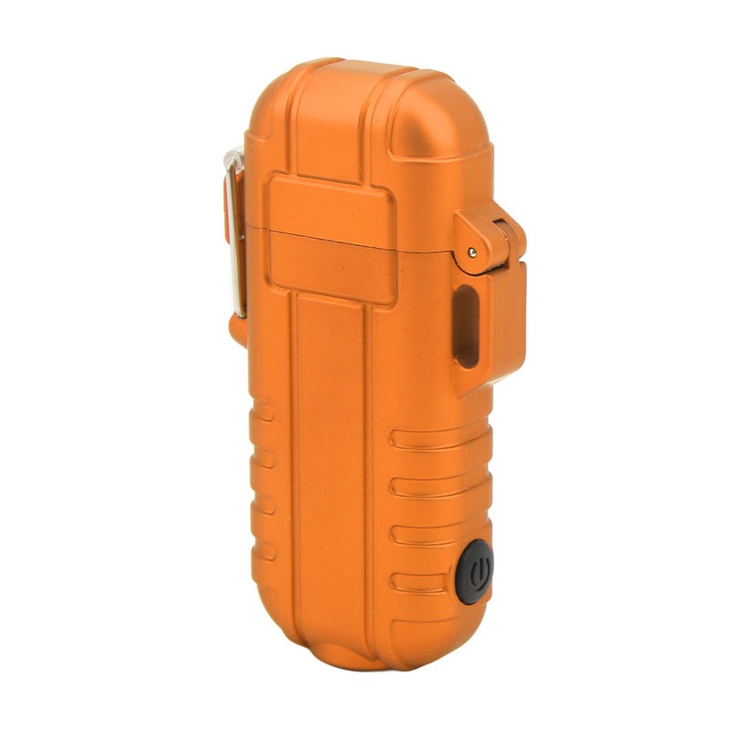 Outdoor Double Arc Electric Lighter Portable Waterproof Flashlight Lighter Charging